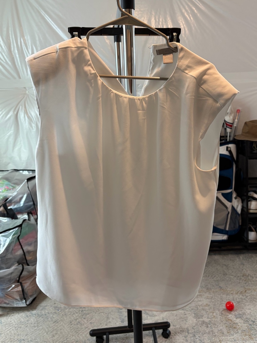 H&M pleated blouse